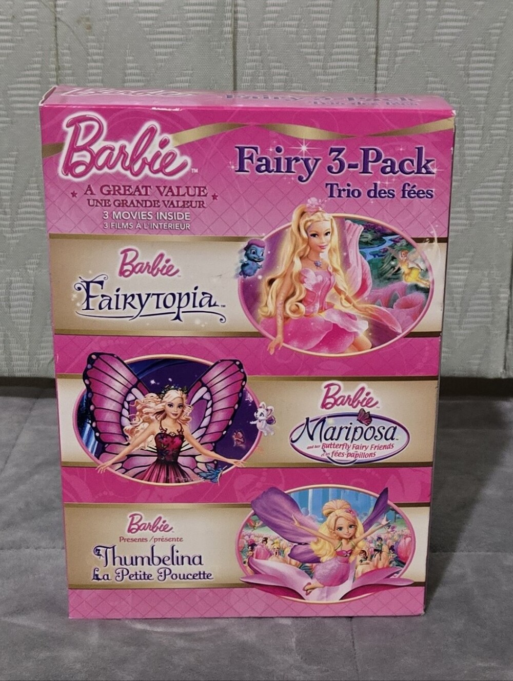 Barbie Fairy 3 Pack Dvd Set